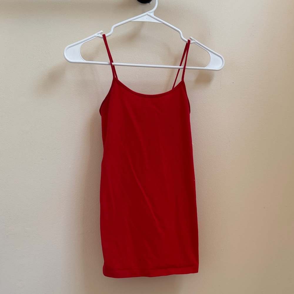 No Boundaries Vibrant Red Tank Top